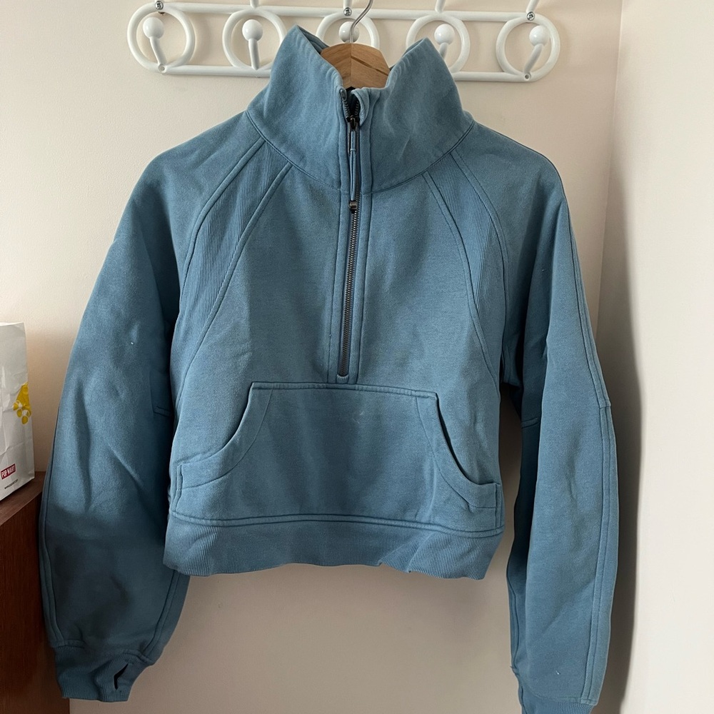 Lululemon oversized half zip scuba
